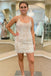 Cute Short Lace Prom Dresses, Mini Homecoming Dress Graduation Dresses INHD14
