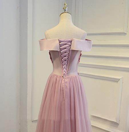 Cheap Pink Long Party Evening Dress stunning Lace Up Women Formal Prom Gown IN140