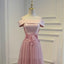 Cheap Pink Long Party Evening Dress stunning Lace Up Women Formal Prom Gown IN140