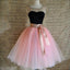 stunning Homecoming Dress, Vintage Ribbons Belt Tulle Short Prom Dress Party Dress IN360