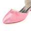 Pink Prom Shoes with Beads, Fashion Low Heels Woman Party Shoes L-925