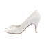 Ivory High Heels Bridal Shoes,Elegant Wedding Shoes, Lace Woman Shoes L-926