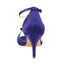 Purple Wedding Shoes, Peep Toe Evening Party Shoes, Charming Woman Shoes L-927