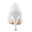 Ivory High Heels Satin Wedding Shoes, Princess Wedding Party Shoes L-928