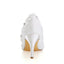 Ivory Ankle Lace Wedding Shoes, Lace Appliques Wedding Party Shoes L-941