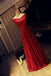 Royal Blue A Line Off Shoulder Lace Long Prom Dresses Evening Dresses IN741