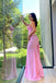 Elegant Mermaid Sweetheart Pink Prom Dresses Long Formal Evening Dress IN1965
