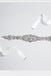 Rhinestone Bridal Belt Pearl Long Ribbon Wedding Sash BS2