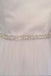 Skinny Beaded Bridal Belt Thin Ribbon Crystal Sash Narrow Rhinestone Trim BS6