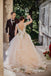 Popular Formal A Line Tulle Long Prom Dresses Evening Party Dresses IN1974