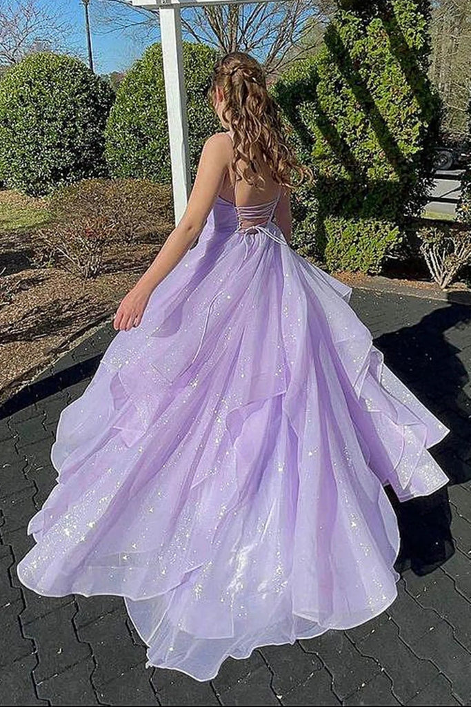 Lilac backless dress sale