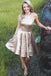 Shiny Sequin Halter Simple Homecoming Dresses, Sparkly Sequin Short Party Dress INM26
