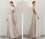 A Line Tulle Long Straps Lace Up Back Beaded Prom Dresses,Evening Dress ING73
