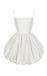 Off White Backless Homecoming Dress A Line Cute School Party Dress IN1845
