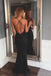 Black Backless lace Sexy mermaid beautiful Long Prom Dress IN226