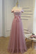 Cheap Pink Long Party Evening Dress stunning Lace Up Women Formal Prom Gown IN140