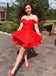 Cute Red Sweetheart Short Prom Dress,Homecoming Dress INO66