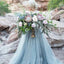 Beautiful lace Top Short Sleeves Prom Dress, A Line Cheap Wedding Dresses ING4