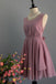 Simple A Line Chiffon Short Homecoming Dresses,Graduation Dresses INC41