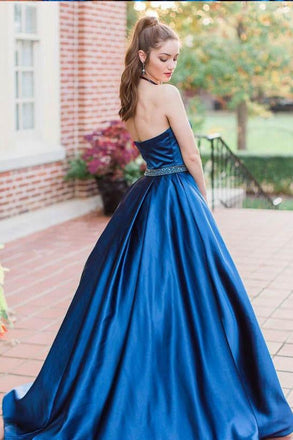 Modest A Line Long Prom Dress,New Cheap Evening Dress IN651