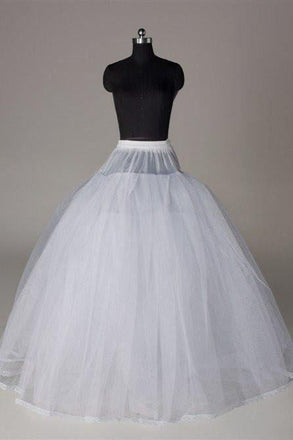 Fashion Ball Gown Wedding Petticoat Accessories White Floor Length INP5