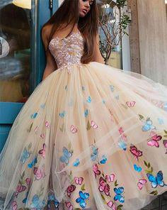 Princess Tea Length Tulle Prom Dresses,Ball Gown Lace Top Strapless Homecoming Dresses IN428