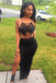 Split Black See Through Long Prom Dress,Sexy Party Dresses INE18