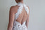 Mermaid Lace Unique Flowy Keyhole Back Long Wedding Dresses IN800
