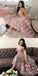 Princess A-Line Sweetheart Blush Homecoming Dress with Lace Appliques INC36