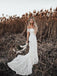 New Arrival Ivory Mermaid Lace Off the Shoulder Beach Wedding Dress INF85
