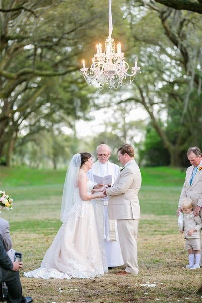 Elegant Sweetheart A Line Blush Wedding Dress with White Lace IN555