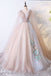 Romantic Prom Dresses,Tulle Prom Gown,Lace Appliques Prom Dress,Senior Prom Dress