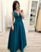 Simple A Line Satin Prom Dresses, Cheap Formal Dress For Teens INI19