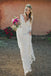 Sheath V-neck Backless Long Sleeves Lace Boho Wedding Dresses INM83