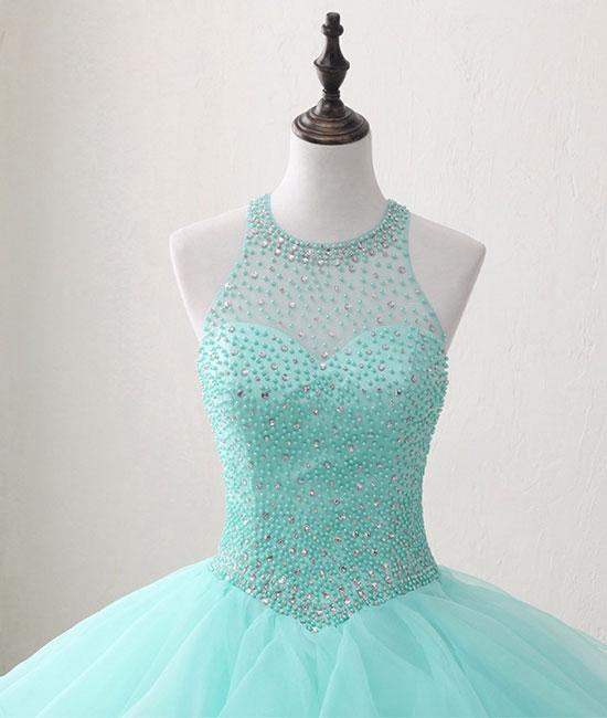 Ball Gown Long Beading Prom Dresses Cheap Formal Women Prom Dresses,Quinceanera Dress IN576