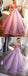 Unique Pink Sweetheart Modest Ball Gown Prom Dress With Beading INF65