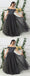 Grey Tulle A Line Beads Long Prom Dress,Evening Dresses INE88