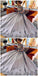 Elegant A-Line Bateau Long Sleeves Grey Satin Prom Dress with Appliques INF55