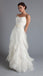 New Arrival White Ruffles Long Wedding Dresses,Simple Spaghetti Straps Brides Dress IN375
