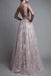 A Line Prom Dresses,V-neck Sexy Evening Party Dresses, Long Formal Dress IN186