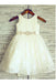 Lace Flower Girl Dress,Beading Flower Girl Dresses,Ivory Flower Girl Dress 