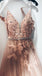 Sweetheart Spaghetti Straps Lace Appliques Floor Length Prom Dress, Formal Evening Dress INF36