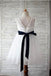A-line V-neck Sleeveless Appliques Flower Floor-Length Tulle Flower Girl Dresses IN720