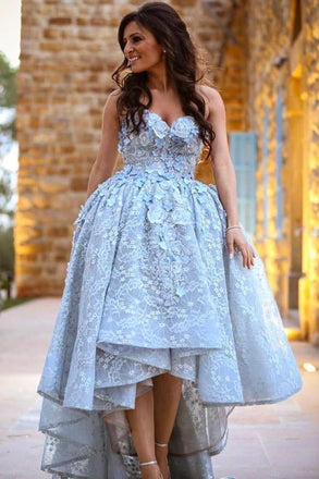 Cheap Prom Dress,Sweetheart prom dress,Lace prom dress,High Low Prom Gown,Prom Dresses For Teens,Graduation Dresses