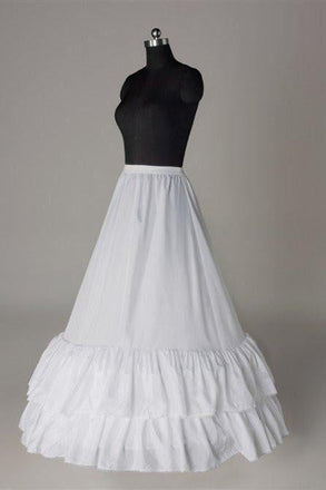 Fashion A Line Wedding Petticoat Accessories White Floor Length INP7