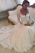 Gorgeous Ivory Lace Long Sleeves Bridal Dresses Wedding Dresses INP82