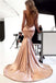 Mermaid Spaghetti Straps Sexy Prom Dresses. Cheap Formal Evening Dress INJ27