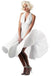 A Line Sexy White Halter Sleeveless Knee Length Homecoming Dress INP63