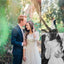 Princess A-line Lace Tulle Wedding Dresses,Scoop Neck 3/4 Sleeve Long Bridal Gowns IN376