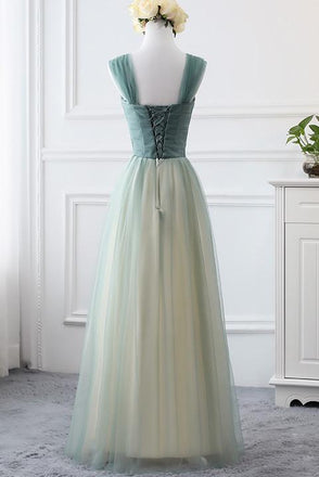 Sweetheart Beading A-Line Floor Length Tulle Charming Prom Dresses INF19